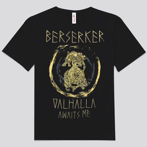 Camisetas vikingas El Valhalla me espera en Berserker