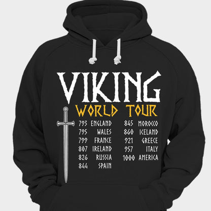 Camisetas de la gira mundial vikinga
