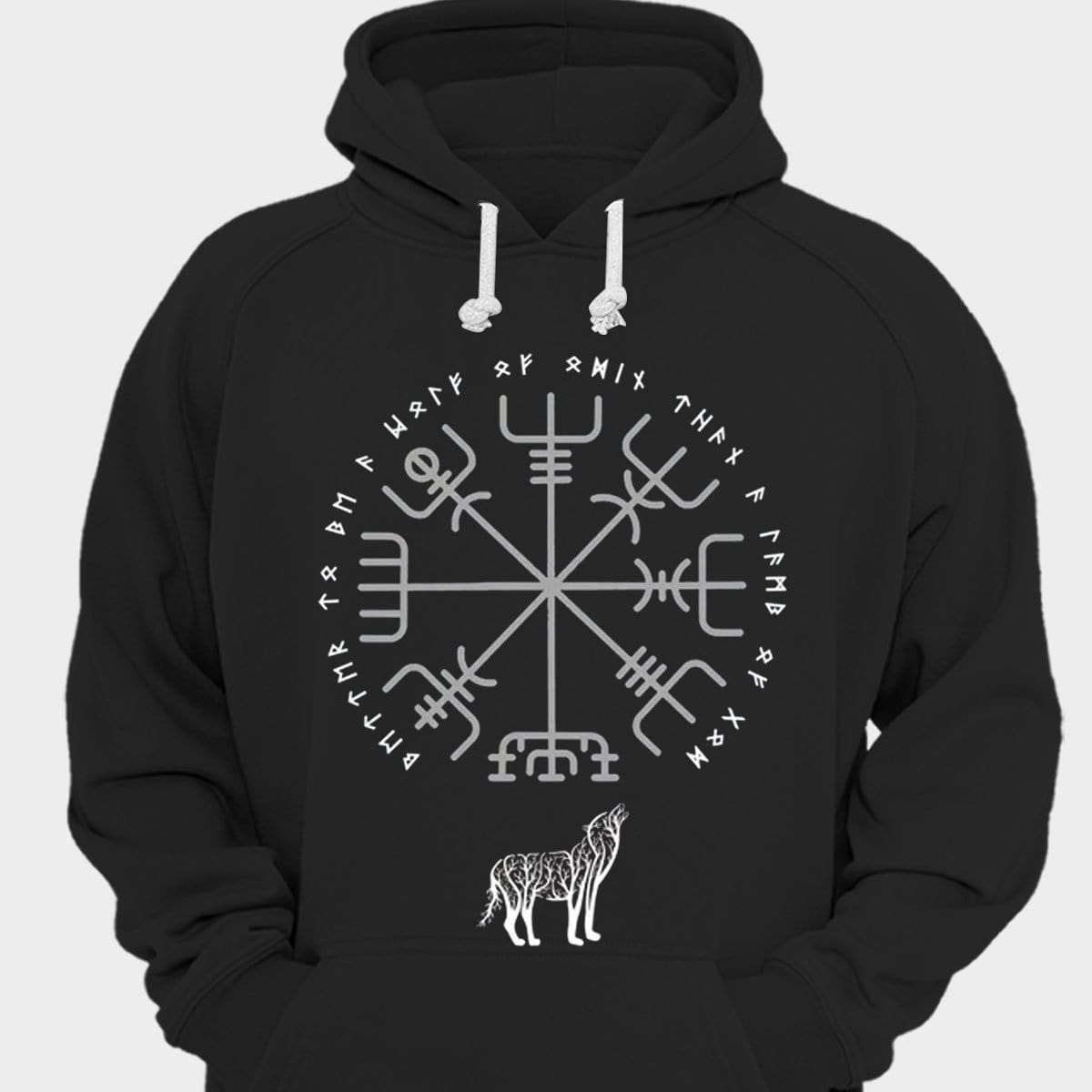 Camisetas vikingas del lobo de Odín