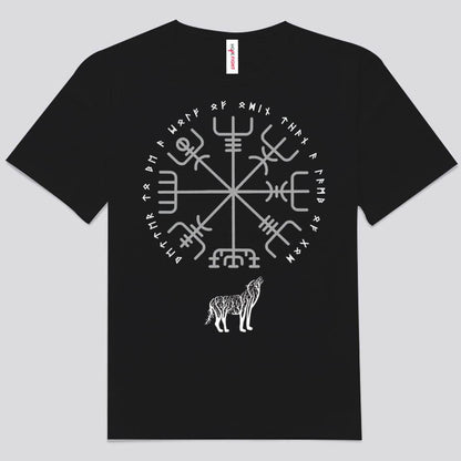 Camisetas vikingas del lobo de Odín