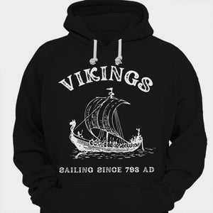 Camisetas vikingas que navegan desde el año 793 d. C.