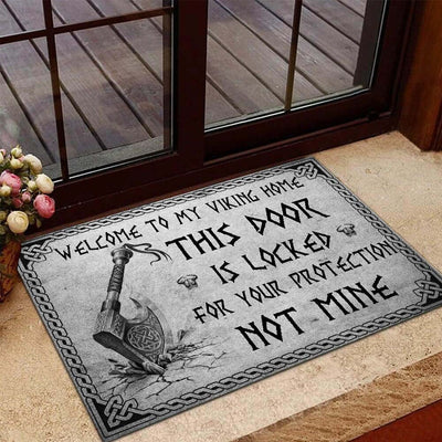 Welcome To My Viking Home Doormat