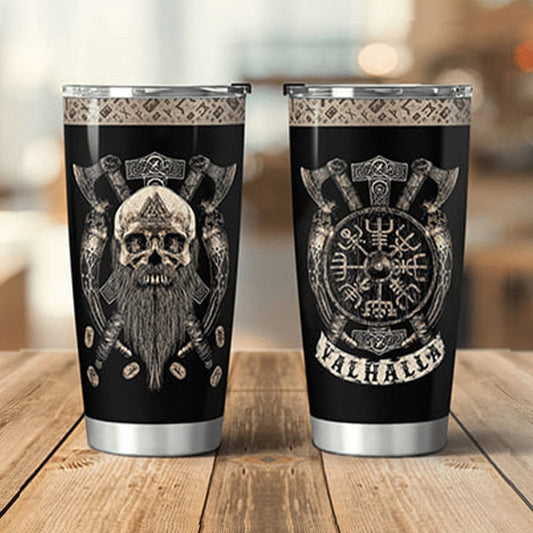 Hasta Valhalla Cráneo Vikingo Vaso