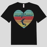 I'm A Volleyballaholic Vintage Volleyball Shirts