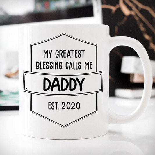 Taza personalizada para el día del padre con el regalo de papá