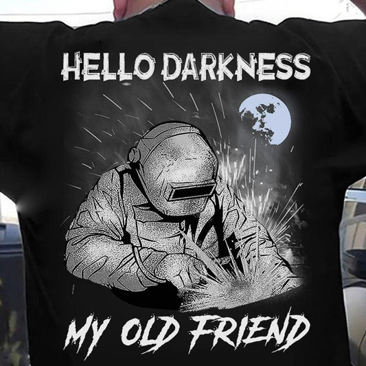 Hola oscuridad, mi vieja amiga, camiseta de soldador