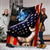 American Flag Welder Blanket, Fleece & Sherpa