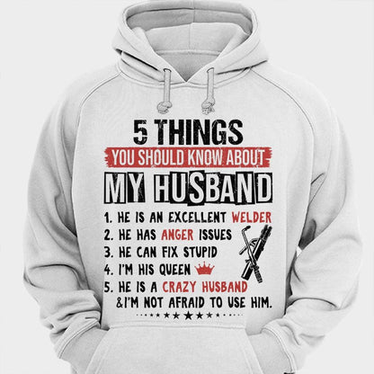 5 cosas que debes saber sobre las camisetas de mi marido soldador y mi esposa