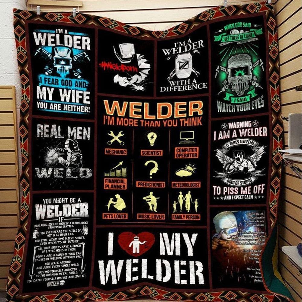 I'm More Than You Think, Welder Blanket, Fleece & Sherpa