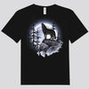 Wolf Howling At The Moon Shirts