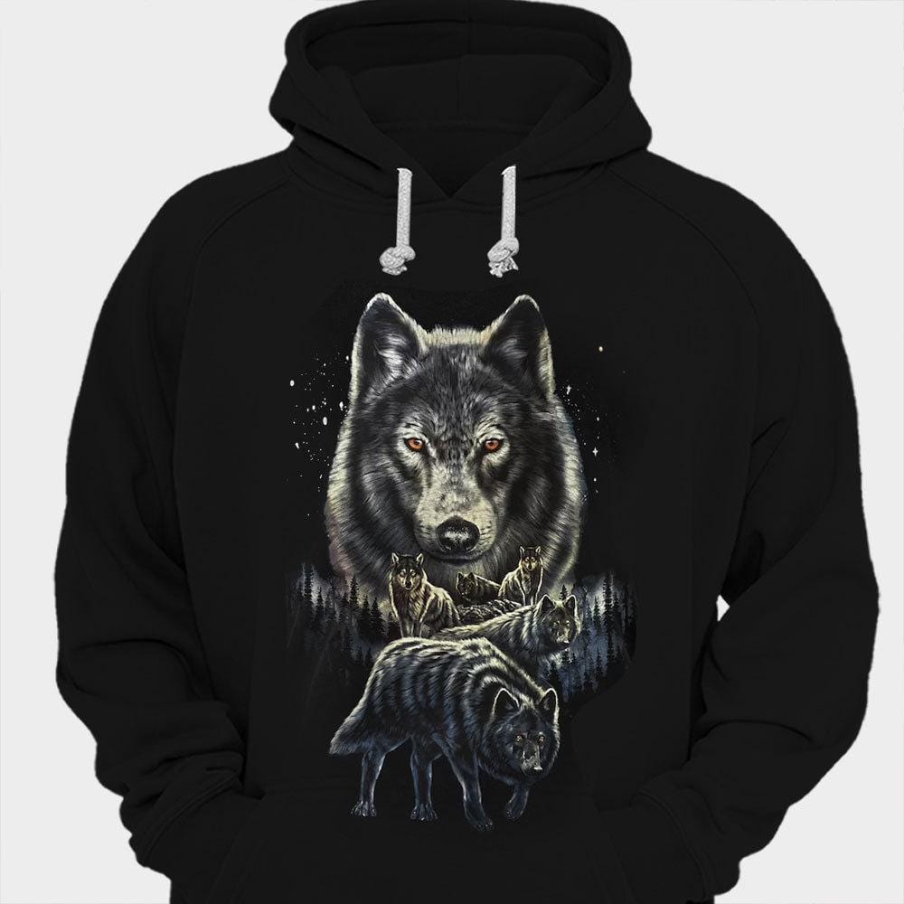 Camisetas de la familia Wolf