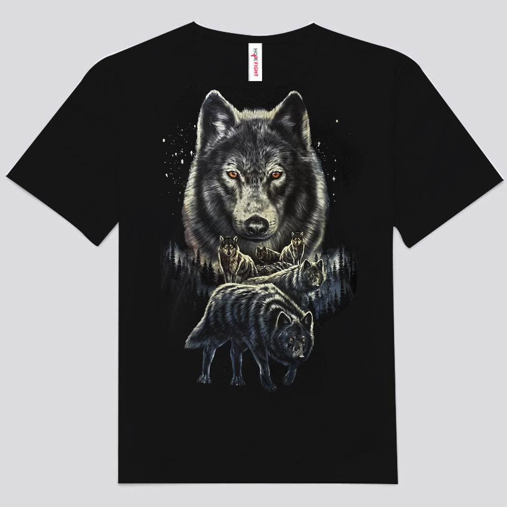 Camisetas de la familia Wolf