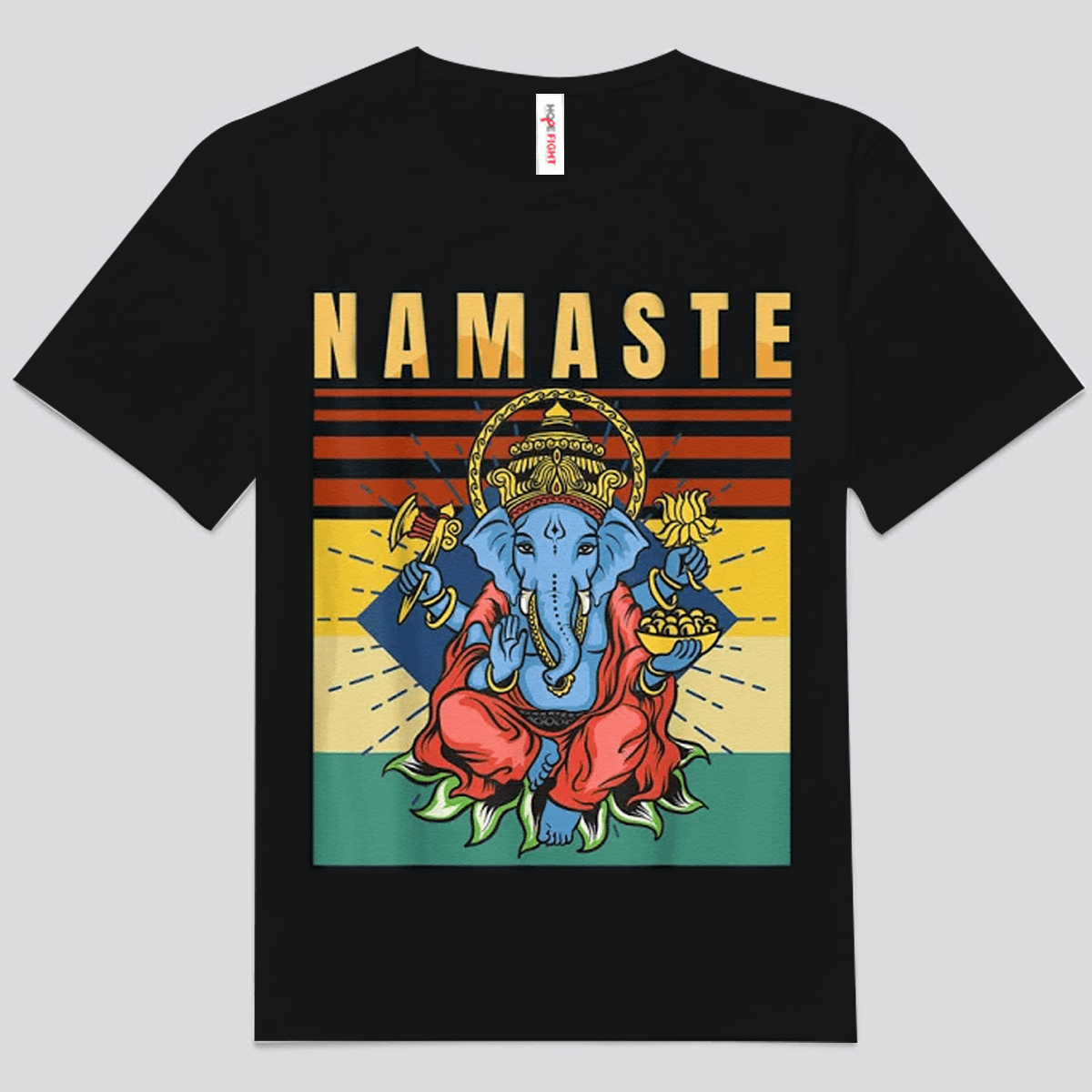 Namaste Elephant Yoga Shirt